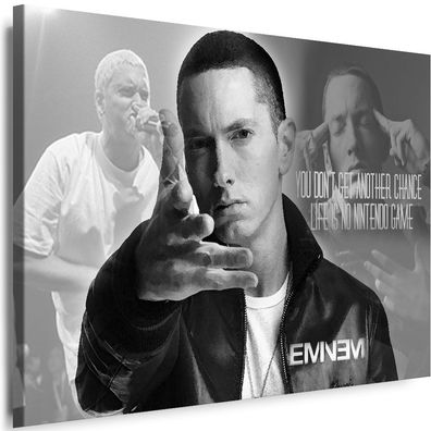 Myartstyle Bilder Eminem Musik Sänger Band Leinwandbilder Xxl !