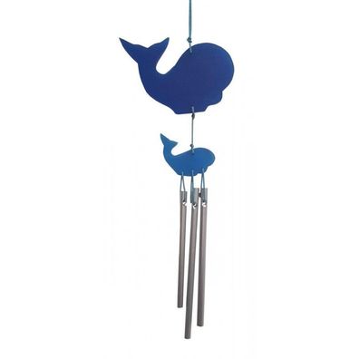 Klangspiel WAL blau Kunstharz 15 cm Windspiel Mobile Glockenspiel