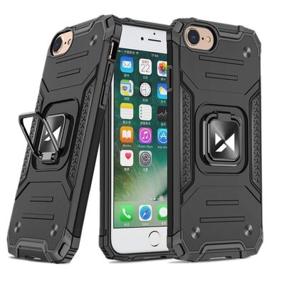 Wozinsky Ring Armor robuste Handyhülle Hard Case für iPhone 7/8/ SE 2020 schwarz