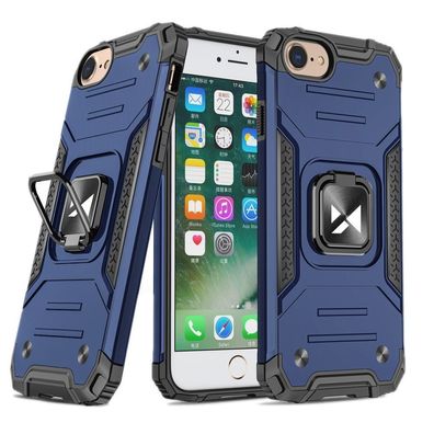 Wozinsky Ring Armor robuste Handyhülle Hard Case für iPhone 7/8/ SE 2020 blau