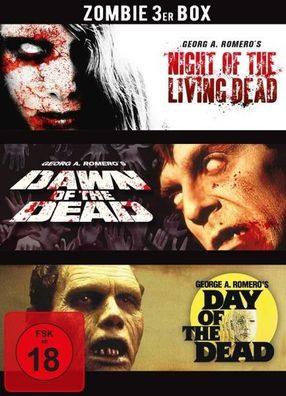 Zombie 3er Box - George A. Romero [DVD] Neuware