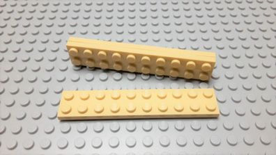 Lego 3 Platten 2x10 tan beige 3832 Set 5891 7573 7104 41095 6754
