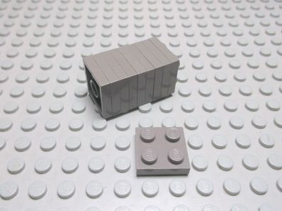 Lego 10 Platten 2x2 altdunkelgrau 3022 Set 4483 6969 4730 6479