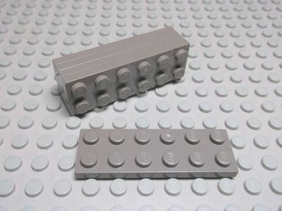 Lego 5 Platten 2x6 altdunkelgrau 3795 Set 6977 5950 7308 4708