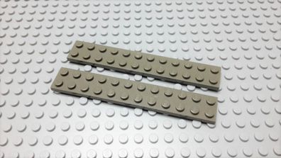 Lego 2 Platten 2x12 altdunkelgrau 2445 Set 2965 4404 7181 10027