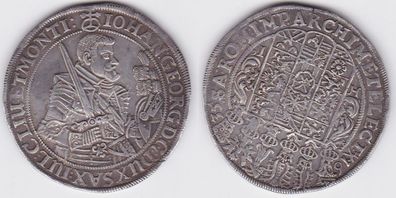 1 Taler Silber Muenze Sachsen Johann Georg I. 1635 HI (123074)