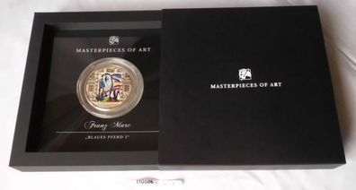 20 $ Cook Inseln 2011 Masterpieces of Art Franz Marc 'Blaues Pferd I' (110586)