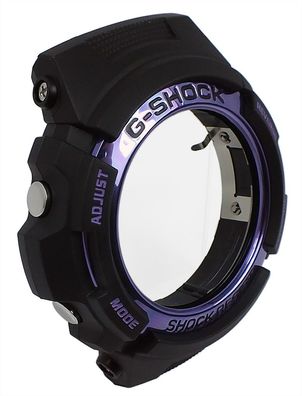 Casio G-Shock Gehäuse > CASE/ CENTER ASSY schwarz / lila AWG-M100SBL-1A