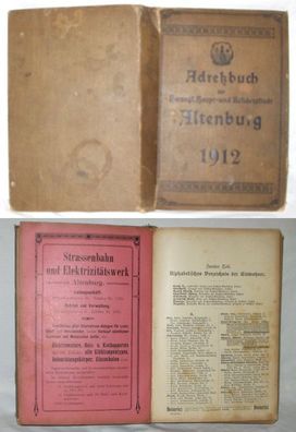 Adreßbuch der herzogl. Haupt-und Residenzstadt Altenburg (17830)