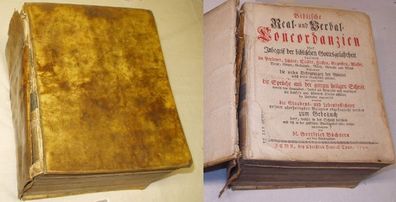 Biblische Real- und Verbal-Concordanzien 1750 (Nr.18772)
