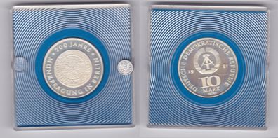 DDR Gedenk Münzen 10 Mark 700 Jahre Münzprägung in Berlin 1981 Probe PP (137826)