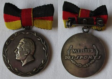 DDR Medaille Meister des Sports 900er Silber im Etui Bartel 72 b (142918)