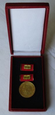 DDR Orden Humboldt-Medaille in Gold Bartel 268 a (129482)
