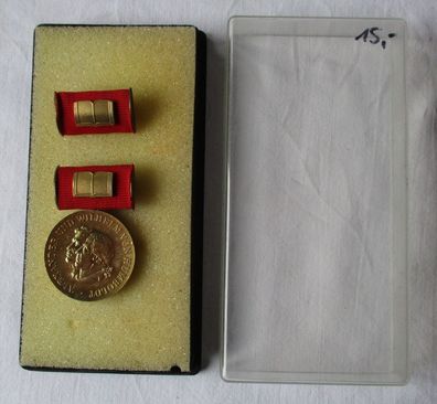 DDR Orden Humboldt-Medaille in Gold Bartel 268 a (136335)