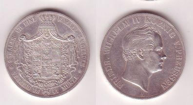 Doppeltaler Silber Münze Preussen Fr. Wilhelm IV. 1841 A (105019)