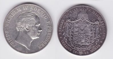 Doppeltaler Silber Münze Preussen Fr. Wilhelm IV. 1844 A (114248)