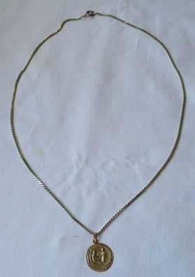 hübsche 333er Gold Damen Halskette mit Anhänger Sternzeichen Zwilling (125445)