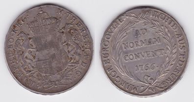 Konventionstaler RDR Habsburg Vorderösterreich (Burgau) 1766 f. vz (143162)