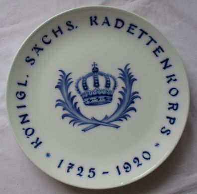 Meissen Regimentsteller Königlich Sächsische Kadettenkorps 1725 - 1920 (122380)