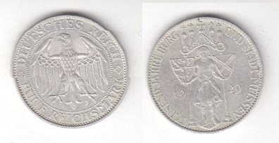 Silber Münze 5 Mark 1000 Jahre Stadt Meißen 1929 E Jäger 339 (118903)