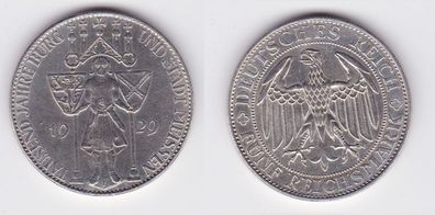 Silber Münze 5 Mark 1000 Jahre Stadt Meißen 1929 E Jäger 339 (131488)