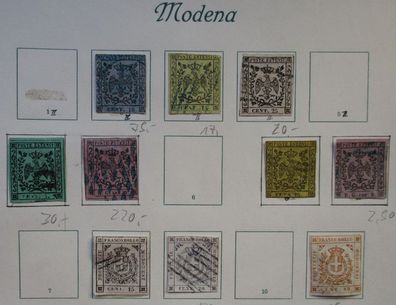 seltene umfangreiche Briefmarkensammlung Italien 1861 bis 1940 RAR!!!