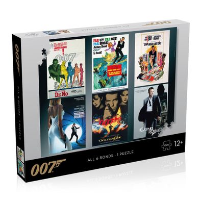 Winning Moves - James Bond Puzzle - 1000 pieces - All Debut Posters