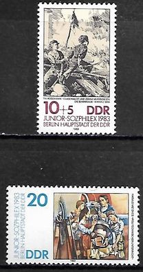 DDR postfrisch Michel-Nummer 2812-2813