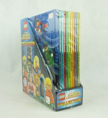 Lego DC Comics Super Heroes Collection + Batman Electrosuit Minifigur 10 Bücher