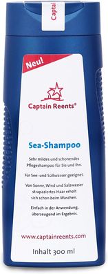 Salzwasser Shampoo Sea Seife | 300ml Outdoor Seife mit Aloe Vera Captain Reents