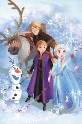 Disney Frozen Decke Eiskönigin Anna und Elsa 100 x 150 cm ÖKO-TEX zertifiziert