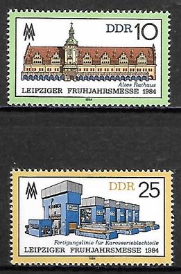 DDR postfrisch Michel-Nummer 2862-2863