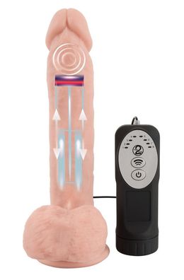 Silikon Medical Stoß-Vibrator 8 Modi Fernbedienung Saugfuß Sexspielzeug 21cm