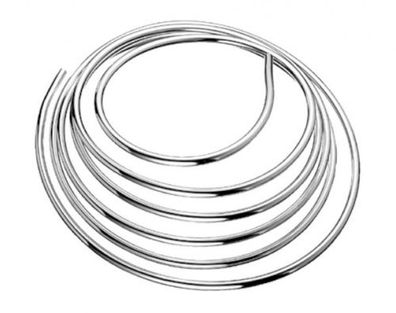 SCHELL Kupferrohr Ringform, d:10, L:5000, chrom 487410699