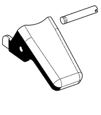 SCHELL Betätigungshebel für Schellomat DrSp., Modell 2011, chrom 296640699