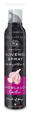 SCAVI & RAY Olivenöl Garlic 0,2L Olivenspray mit Knoblauchgeschmack