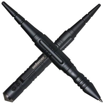 Enforcer Tactical Pen II Kugelschreiber mit Glasbrecher titan, Magnetbox Schachtel