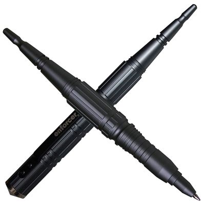 Enforcer Tactical Pen I Kugelschreiber mit Glasbrecher titan, Magnetbox Schachtel
