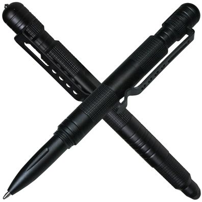 MFH Tactical Pro Kugelschreiber als Touchpen verwendbar mit Gürtelclip und Dorn