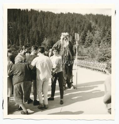 Der Seekönig vom Mummelsee im Schwarzwald 1963 - Altes Foto 1960er