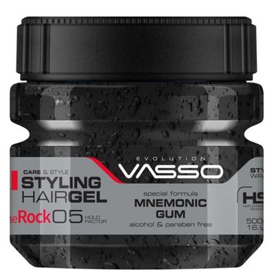 VASSO Mnemonic GUM Styling Hairgel ¨THE ROCK¨ 500 ml