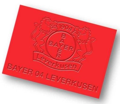 Bayer 04 Leverkusen Duschvorleger 50 x 70 cm, rot oder schwarz, nur 13,95 €
