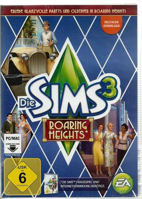 Die Sims 3: Roaring Heights - Add-On (PC, 2014, DVD-Box) NEU & Verschweisst