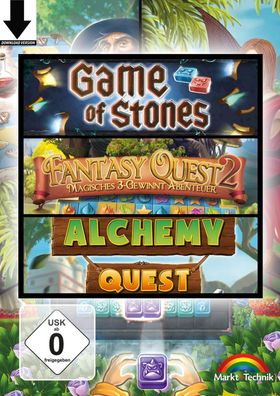 Game of Stones + Alchemy Quest + Fantasy Quest 2 - 3 Vollversionen - Download Version