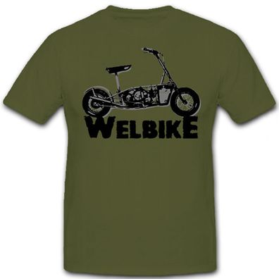 Welbike Pocket Bike Motorroller Fallschirm Fallschirmjäger - T Shirt #8758
