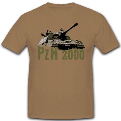 PzH 2000 Bundeswehr Bw Panzerhaubitze Artillerie - T Shirt #8748