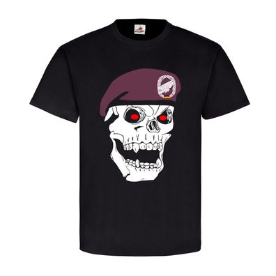 Deutscher Luftlande Sanitäter Soldat Skull Totenkopf Barett Bw - T Shirt #8429