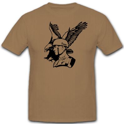 Fallschirmjäger mit Adler-Glück ab Hemd Deutscher Falli Luftwaffe T Shirt #8220
