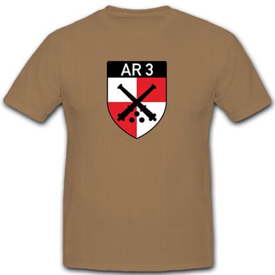 Österreichisches Militär Bundesheer Artillerieregiment Emblem - T Shirt #8161