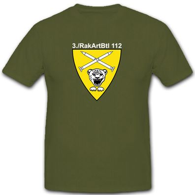 3RakArtBtl112 Bundeswehr Militär Wappen Abzeichen - T Shirt #8144